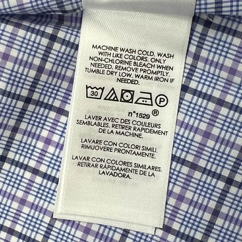 New Ralph Lauren US M Men Blue Shirt Cotton Long Sleeve Button Down Classic Fit - Picture 11 of 11